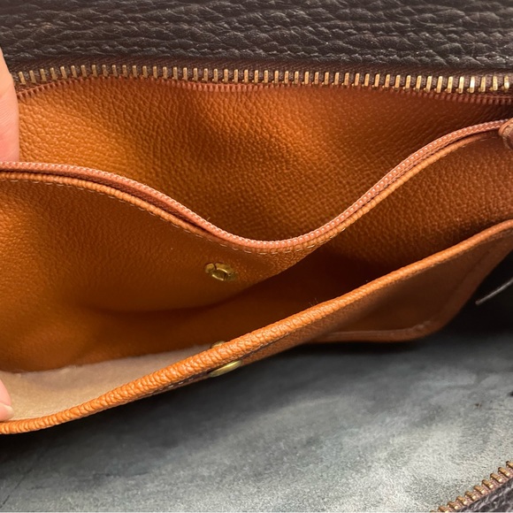 DOONEY AND BOURKE vintage leather black and brown shoulder bag - Picture 13 of 16